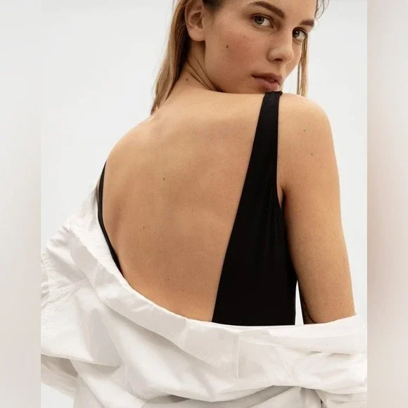 NWT Everlane The Square-Neck One-Piece Small - Picture 5 of 7